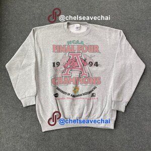 Vintage 1994's NCCA Champions Arkansas Razorbacks Shirt, 90s Razorback Shirt tee